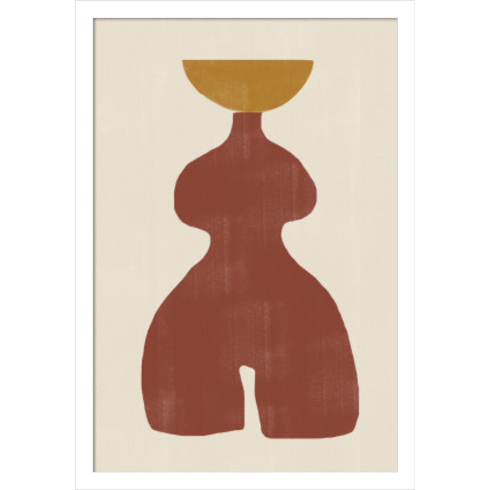 Rockingham "Vase No. 11" Print, White, 21" H x 15" W