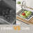 Adjustable Stainless Steel Over The Sink Dish Rack,Dish Drying Rack For Kitchen Counter
