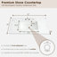 Ensemble de meuble-lavabo simple 36 po avec plateau en marbre Tremolo-1611638184