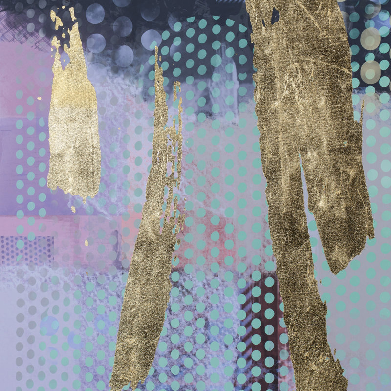 Pink Dust Abstract Print
