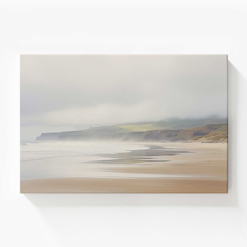 Impression sur toile Misty Shores, Toile tendue, 4, H 36 po x l 54 po