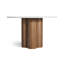 4 Quarter Round Marble Dining Table-1257791522-1257791520