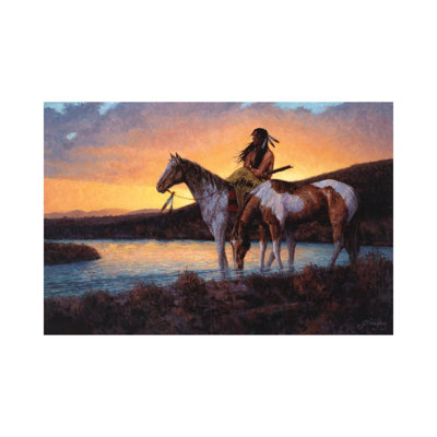 As Day Surrenders by Joe Velazquez - Wrapped Canvas Painting