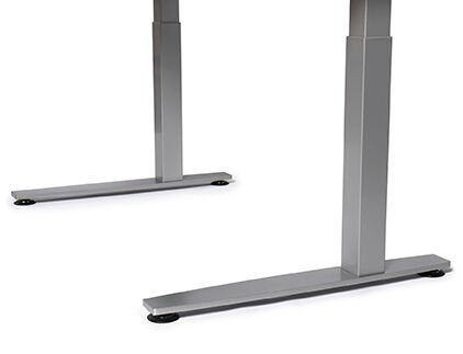 Equity Trapezoid Height Adjustable 59'' L Training Table