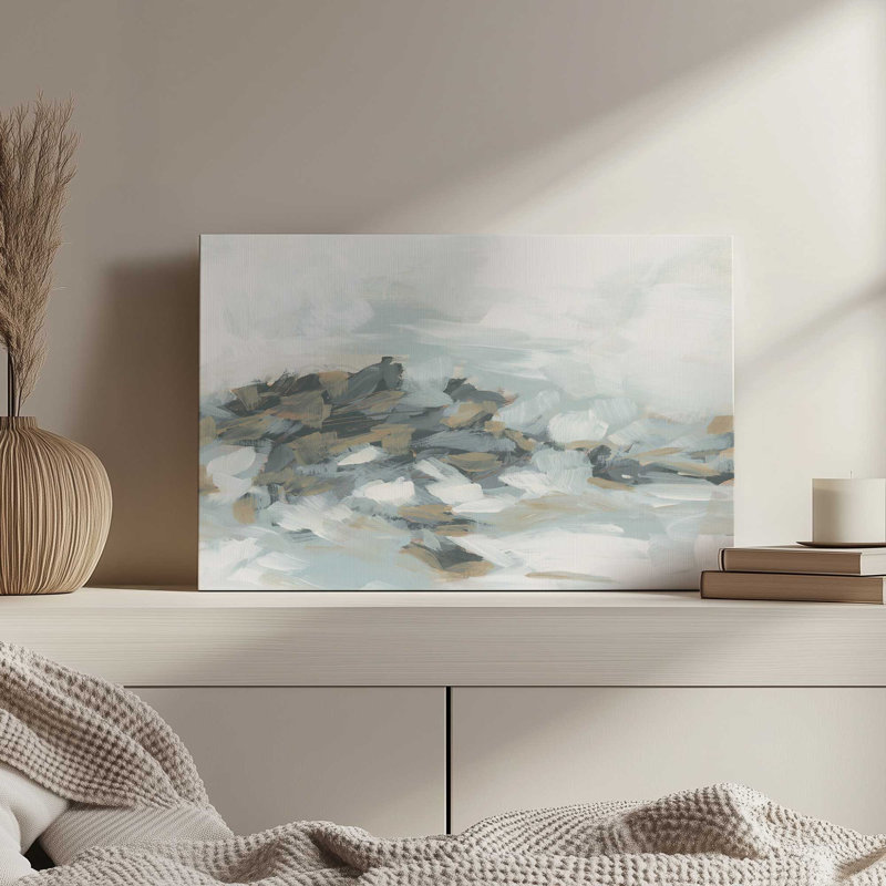 «Clouded Breakers I» par June Erica Vess, reproduction d'art sur toile, H 18 po x l 24 po, Toile tendue, Ne s’applique pas