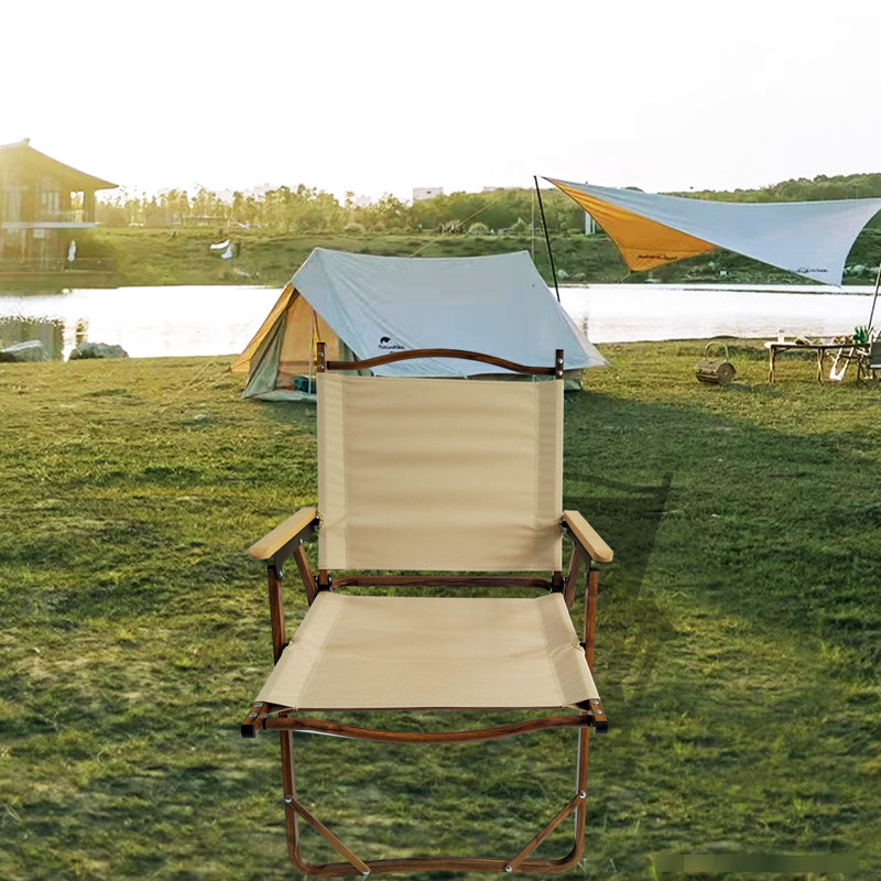 4 Foldable Portable Chair - Aluminium Frame With For Travel, Backyard, Patio, Beach, Fishing And  4 Chairs  Fishing, Concert