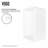 Marigold 18" L x 14" W x 5" H Matte White Handmade Rectangular Vessel Bathroom Sink