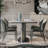 Italian modern simple rectangular dining table set-102629367