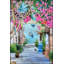 Tapis lavable à motif de rue menant à la mer-87501146