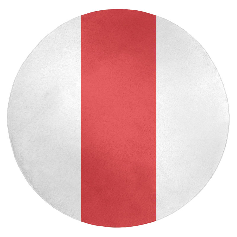 Chenille Indoor Rug, Round 5'