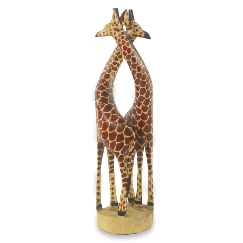 Figurine giraffe Youngberg, H 12,75 po x l 3,5 po x P 3,1 po