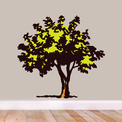 Décalcomanie murale arbre contes
