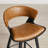 Binni PU 26.97" PU Upholstered Counter Stool with Wood Frame-1827861440-1871177196