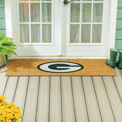 Green Bay Packers Extra Large Full Color Coir Mat, 60"x24"