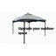 Auvent de remplacement pour abri de jardin-73477188
