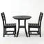 Ensemble bistro 3 pièces avec table ronde et 2 chaises-1565978761
