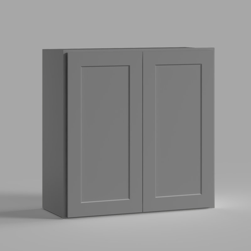 Armoire de cuisine , Shaker pierre grise, 30"W x 30"H x 12"D