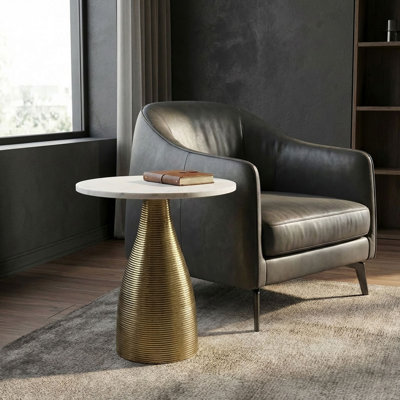 Pedestal End Table