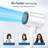 Home/Travel Hair Drying & Styling Hair Dryer with Diffuser – 6x Faster 1-5min Dry, Quiet Lightweight, 1.5B Plasma, 3 Heat/Cool Settings, Magnetic Nozzle