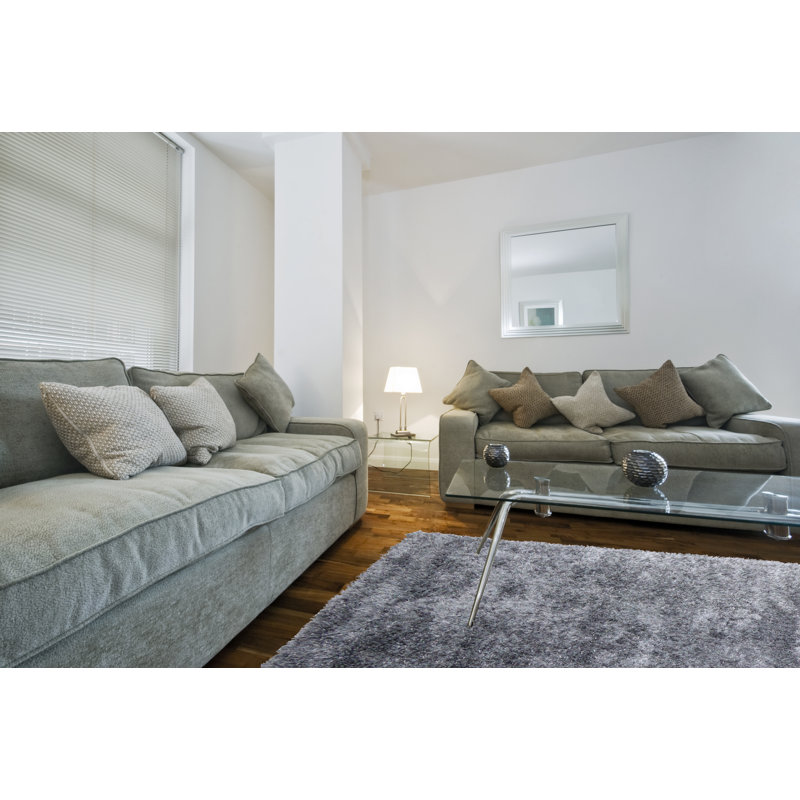 Katy Solid Colour Hand Woven Area Rug, Rectangle 140 x 200cm