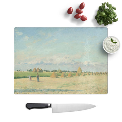 Landscape in France by Camille Pissarro Chopping Board
