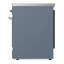 Cuisinière à induction 30 pouces avec 4 éléments à induction en bleu-gris Majestic III Series (garniture chromée)-124828793-124828791