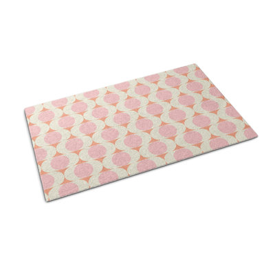 Non-Slip Geometric Outdoor Doormat