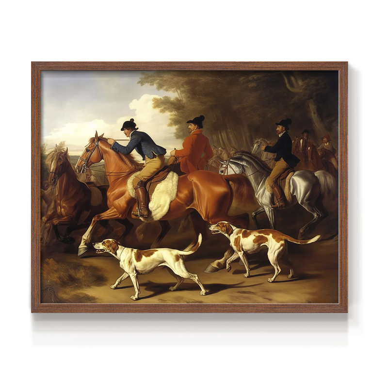 Faune - Lxxvii - Reproduction encadrée - Restickable, H 11 po x l 14 po, Noyer