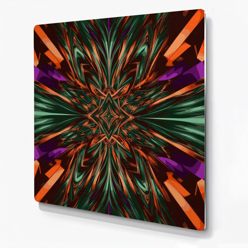 Art mural noir Op Art 27, H 144 po x l 144 po x P 0,05 po