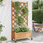 Iron and Solid Wood Outdoor Planter Box-1960360790-1960360795