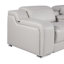 Canapé modulaire inclinable électrique en cuir italien 8 pièces Stanuta-91925342