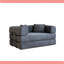 Canapé-lit convertible de 59 po avec coussin cylindrique, canapé-lit pliant en velours côtelé avec structure de forme fixe, canapé-lit de plancher-1191666761