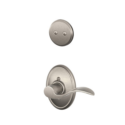 Inactive Interior Accent Lever Wakefield Rosette Dummy Entry Set (Exterior Portion Sold Separately)