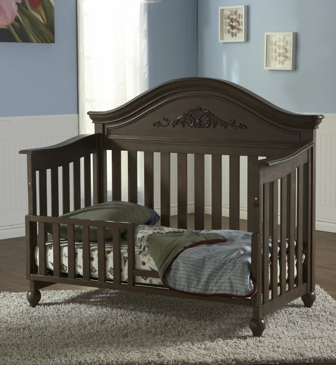 Rail pour lit enfant Gardena, Ardoise