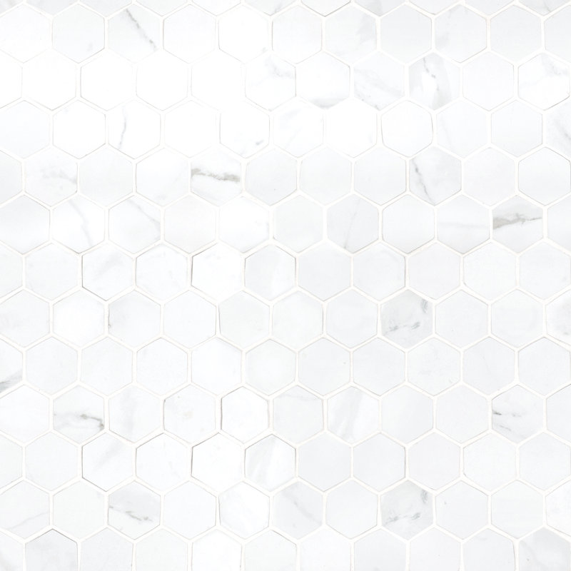 Astoria Isla Hexagon 12 in. x 12 in. Matte Porcelain Mosaic Floor and Wall Tile