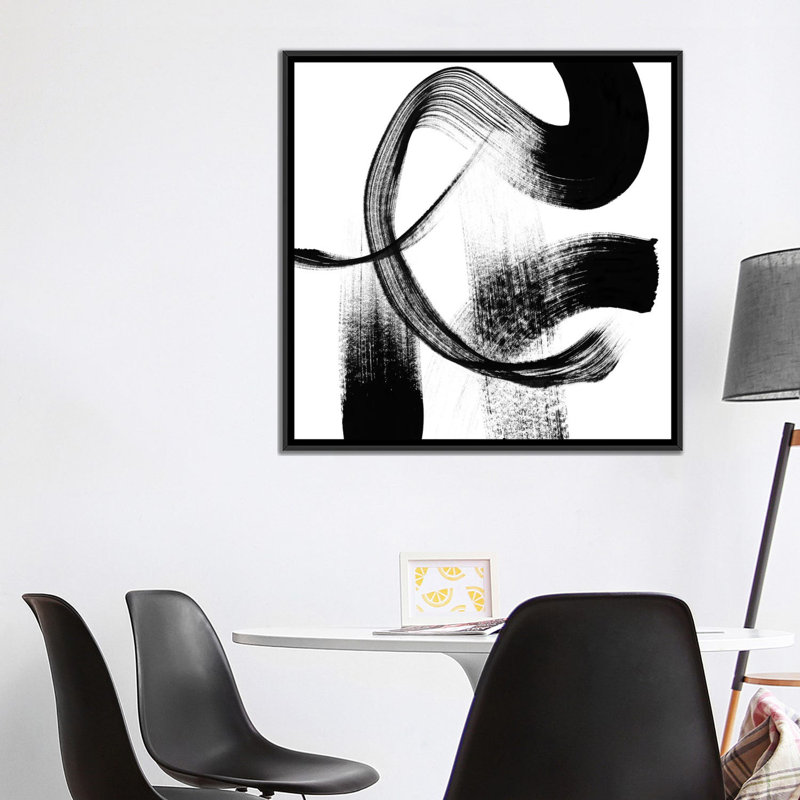 « playtime iii », reproduction sur toile, H 37 po x l 37 po x P 1,5 po, Toile avec cadre noir, Pas de tapis
