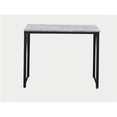 Zaidin Antique White& Black Finish Writing Desk