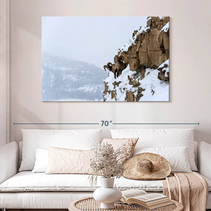 Mouflon d'hiver Brampt, H 32 po x l 48 po