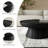 Mid Century Modern Round Black Wood Coffee Table Set of 2 for Living Room,Solid Wood Veneer-1425060116