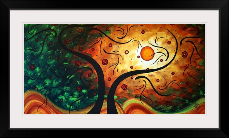 «Anjila Whistler» par Megan Duncanson - impression, H 23 po x l 38 po x P 1 po, Cadre noir