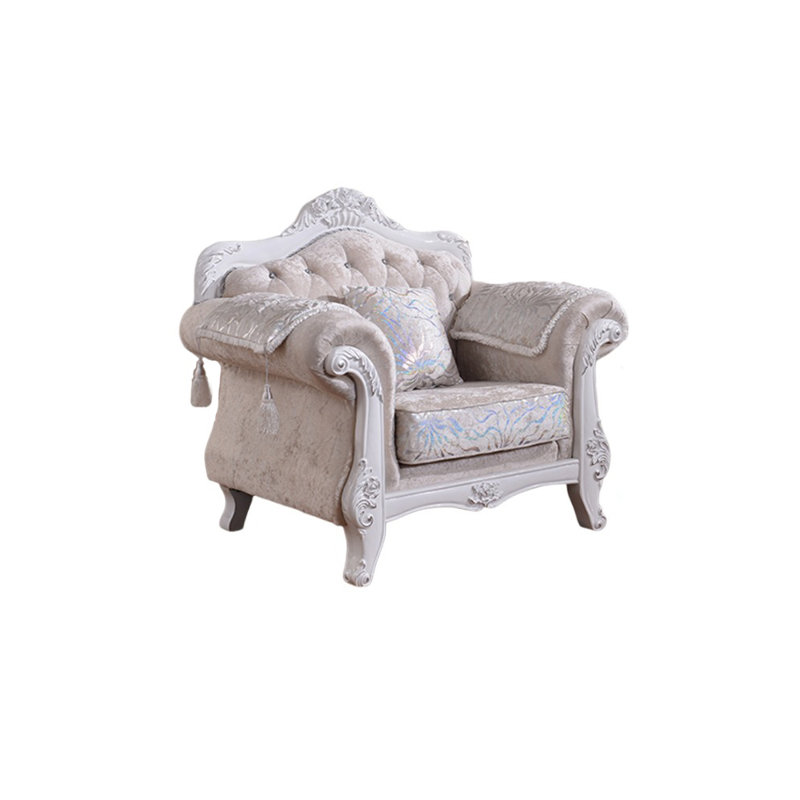 Chaise simple en tissu de style européen