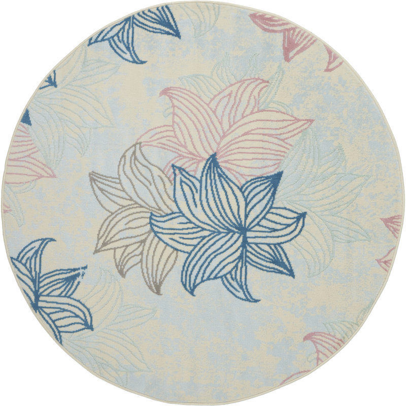 Tapis ivoire Sheron, Rond 5 pi 3 po
