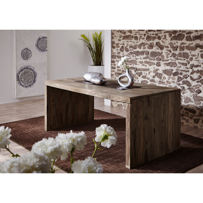 Nature Solid Wood Writing Desk, 78cm H x 178cm W x 90cm D