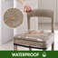 Ensemble de 2 housses de chaises de salle à manger en plastique transparent, protecteur de sièges en PVC souple épaissi réutilisable, housse pour chaises imperméable et ajustable double face