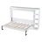 Full Size Murphy Bed With Bookshelf, White-1746948156-1746948157