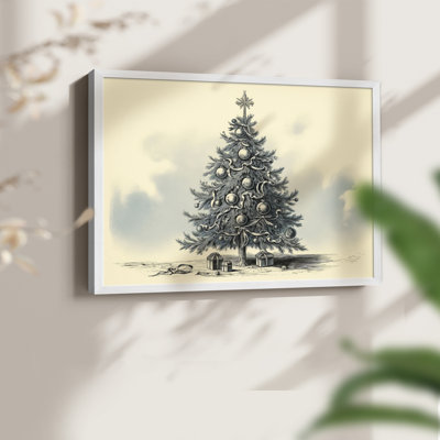 Chirstmas Art-CCLXXXI -Framed Print - Restickable