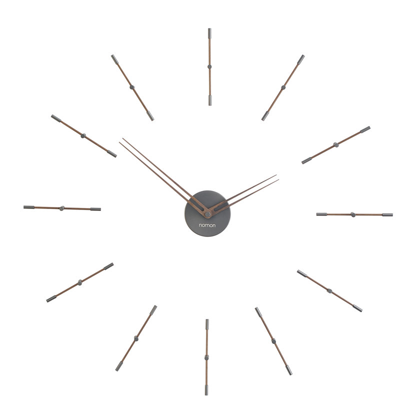 Merlin Wall Clock, Graphite