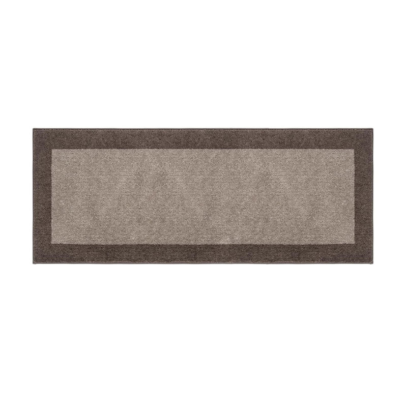 Non-Slip Geometric Doormat, Beige