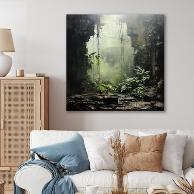 Jungle Cave Serenity sur impression sur toile