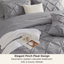 Édredon très grand à plis avec draps, taies d'oreiller et taies décoratives-101518290-103425112